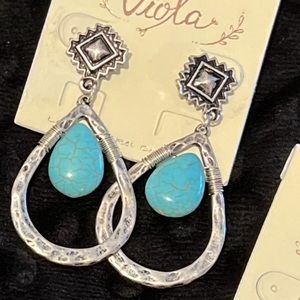 Tear drop earrings